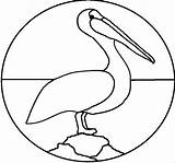 Pelican Outline Aves Mosaico Printable Stepping Mosaicos Mosaiquismo Bing Pelicans Vidrio Flores sketch template