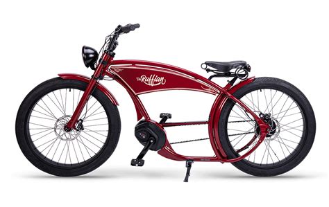 ruff cycles ruffian electric chopper bike bosch mid drive wh red red wh