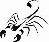 Scorpion Scorpio Buzzle Heads Tatouage Bold Tatoo Native sketch template