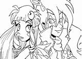 Friends Coloring Pages Angel sketch template