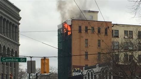 fire  regal place hotel displaces dozens  people  downtown