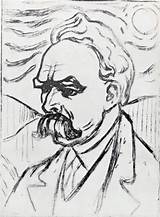 Nietzsche Friedrich 1906 Portrait Munch Edvard sketch template