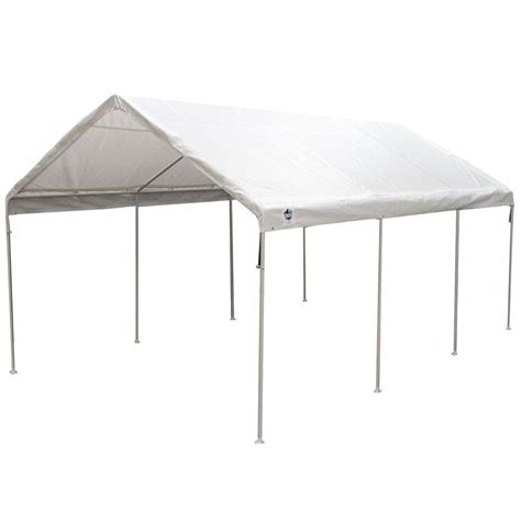 king canopy  ft    ft  universal canopy  white cpc  home depot