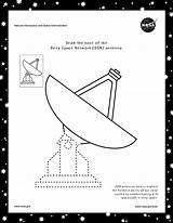 Dsn Antenna sketch template