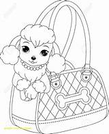 Poodle Coloring Pages Getdrawings Pink sketch template