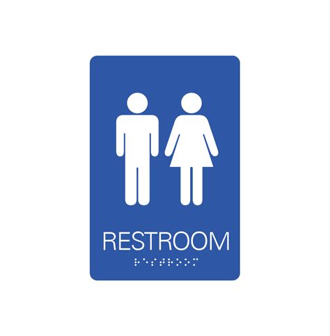 Restroom Signs Unisex Marketline