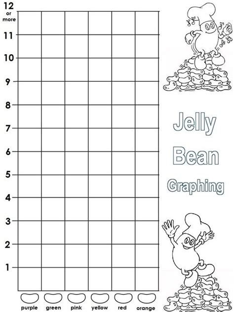 jelly bean graphing printable printable word searches