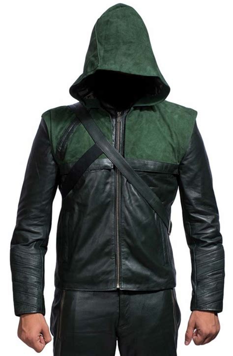 Stephen Amell Green Arrow Jacket Best Deal 50 Off