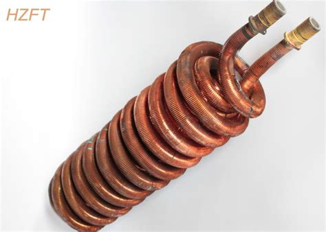 extruded cupronickel copper tube coils  water heater boilers fin coil