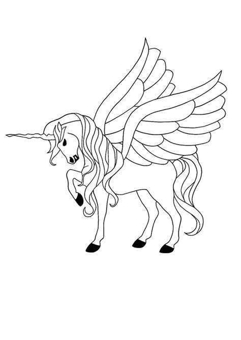 winged unicorn coloring page   unicorn coloring pages star