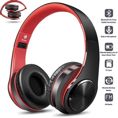 bluetooth headphones  ear  fi stereo wireless foldable headset  soft memory protein