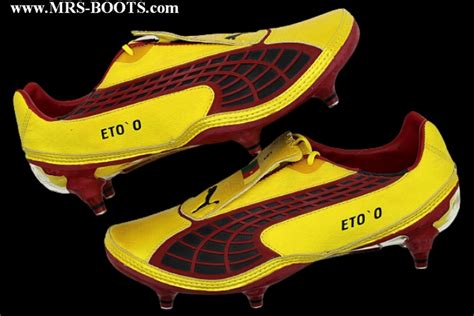 samuel etoo match worn puma boots scarpe botas zapatillas chaussures crampons