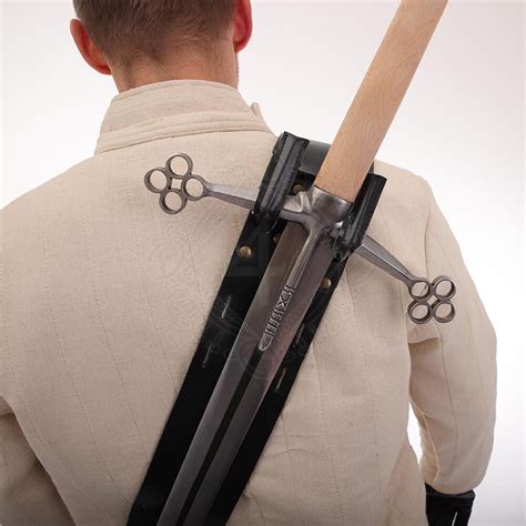 Leather Back Scabbard Baldric For Claymore Longswords Outfit4events