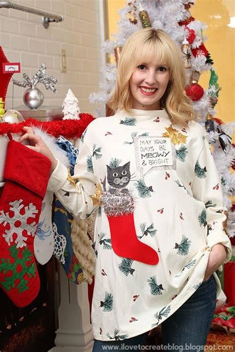 26 diy ugly christmas sweaters that prove you re awesome