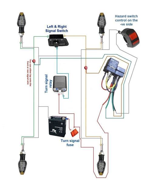 led motorcycle headlight wiring diagram model olive wiring