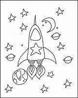 Saturn Rocketship Saturns sketch template