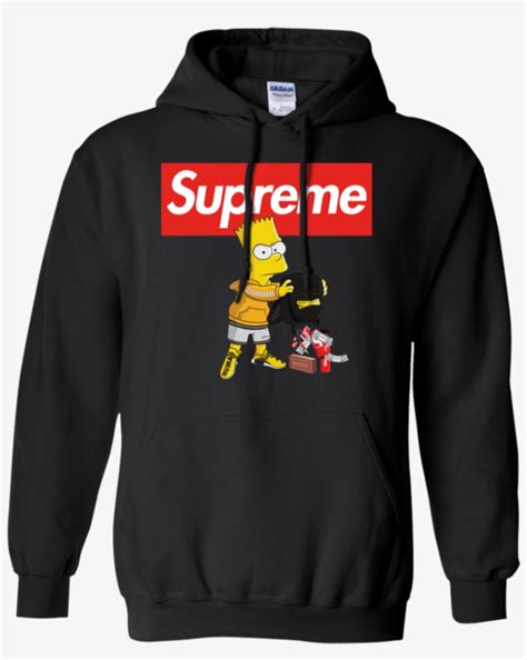 Bart Simpson Supreme Hoodie Supreme And Everybody