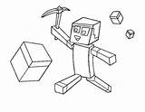 Minecraft Coloring Pages Printable Colouring Pickaxe Pdf Template Top Clipart Print Easter Templates Valentines Popular Book Library Gif Comments sketch template