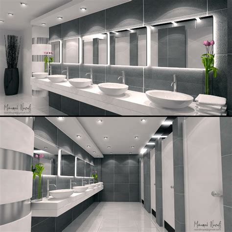 public washroom portfolio work evermotion design para banheiro