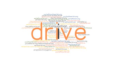 drive  tense verb forms conjugate drive grammartopcom