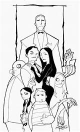 Addams Themselves Expressing Rainy Crayons Shades Printing sketch template