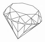 Diamond Drawing Outline Line Clipart Simple Illustration Sketch Vector Clip Google Drawings Transparent Resolution High Cool Tattoo Openclipart Diamonds Designs sketch template