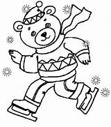 Coloring Winter Pages Animal Popular sketch template