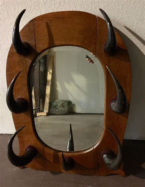 buffalo horn mirror