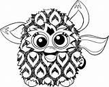 Furby Kolorowanka Druku Raskrasil Bautista sketch template