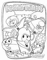 Vegetables Veggietales sketch template