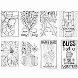Coloring Mini Printable Book Books Miniature Pages Christmas Adult Colouring Sheets Diy Adults Make Kids Mommy Justmommies Blogs Halloween Use sketch template