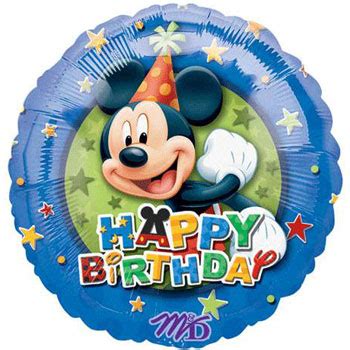 mickey mouse happy birthday uninflated