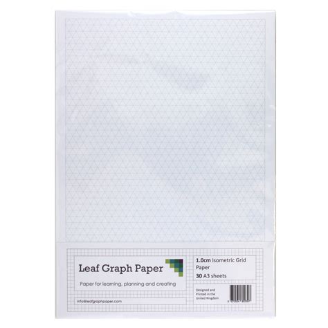 isometric graph paper mm cm  loose leaf sheets leaf graph paper
