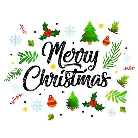 merry christmas typography vector art png merry christmas typography title art merry christmas