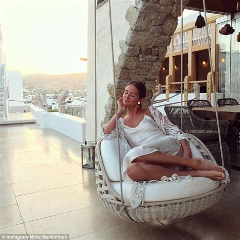 Millie Mackintosh Poses Topless Amid Engagement Rumours Daily Mail Online