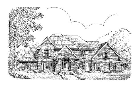 english manor luxury home plan   search house plans
