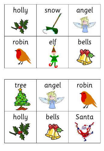 christmas bingo teaching resources