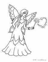 Pages Coloring Fairy Princess Magic Color Getcolorings Getdrawings sketch template