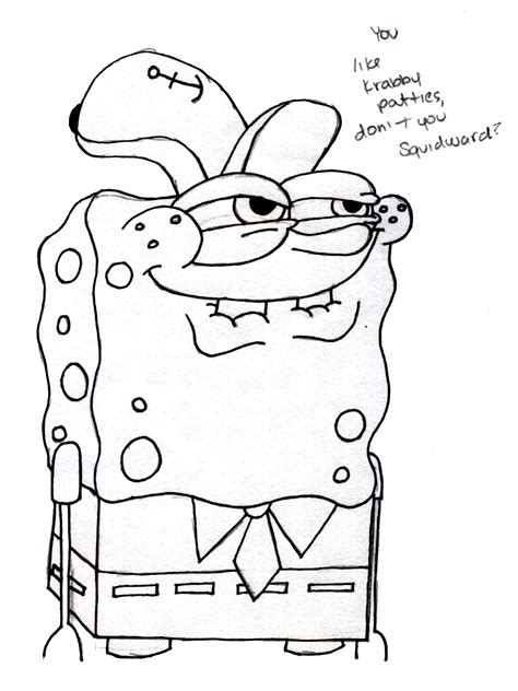 spongebob easy drawing  getdrawings