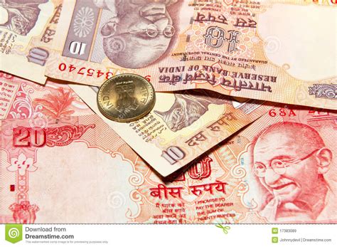 Rupia Indiana Immagine Stock Immagine Di Monetario India 17383089