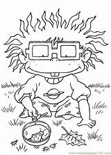 Rugrats Coloring Pages Printable Chucky Drawings Kids Book Drawing Colour Cartoon Online Color Pintar Books Sheets Para Colorear Colouring Cartoons sketch template