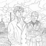 Coloring Pages Geeky Adults Nerd Geek Book Sherlock Books Getcolorings Fans Printable Doctor Who sketch template