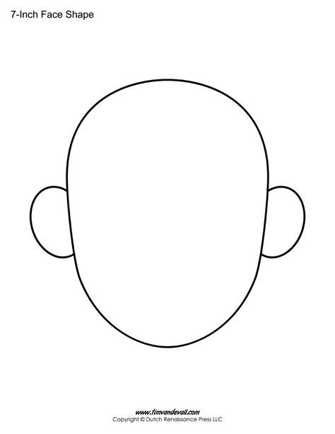 image result  outline  face  images face template shapes