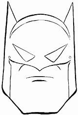 Batman Coloring Pages Mask Printable Cliparts Super Heroes Colouring Favorites Add Face sketch template