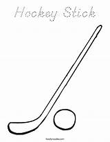 Hockey Stick Coloring Outline Built California Usa Twistynoodle sketch template
