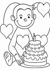 Monkey Coloring Tulamama sketch template