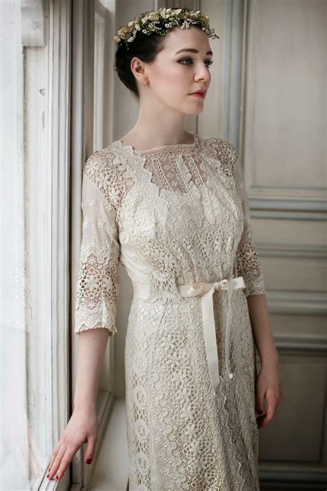 edwardian lace wedding dresses two rare original beauties