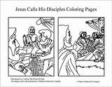 Disciples Calls Fishers Disciple Craftingthewordofgod sketch template