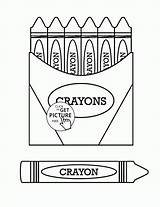 Crayons Preschool Wuppsy Printables sketch template