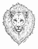 Mane Aslan Colouring Leeuw Cats Realiste Winged Machtige Bestand Pagina Kleurplaten Hoofd sketch template